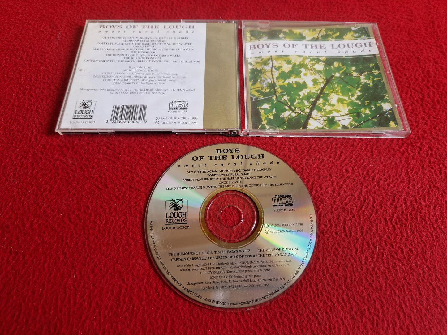 BOYS OF THE LOUGH SWEET RURAL SHADE CD