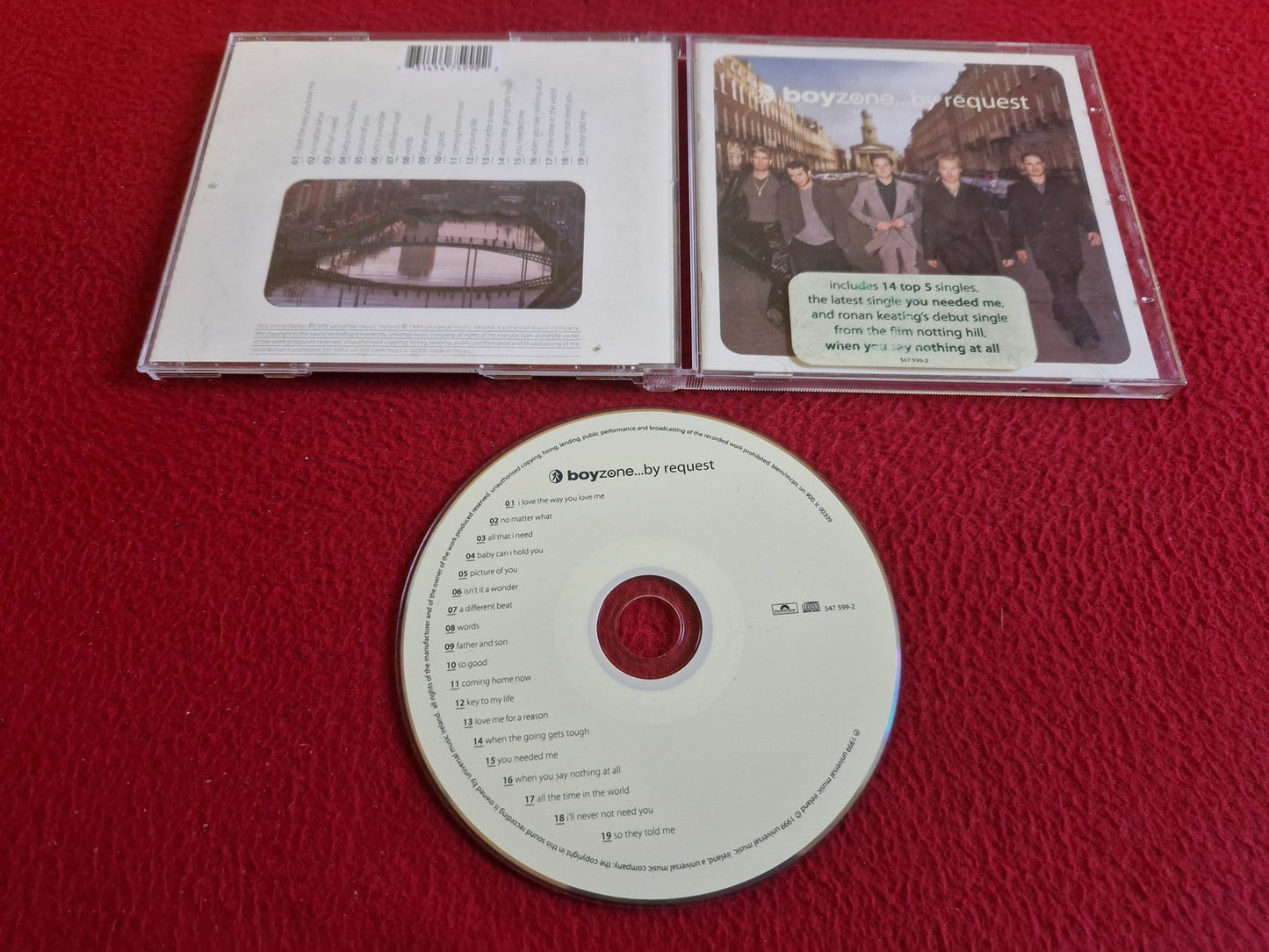 BOYZONE BY REQUEST CD