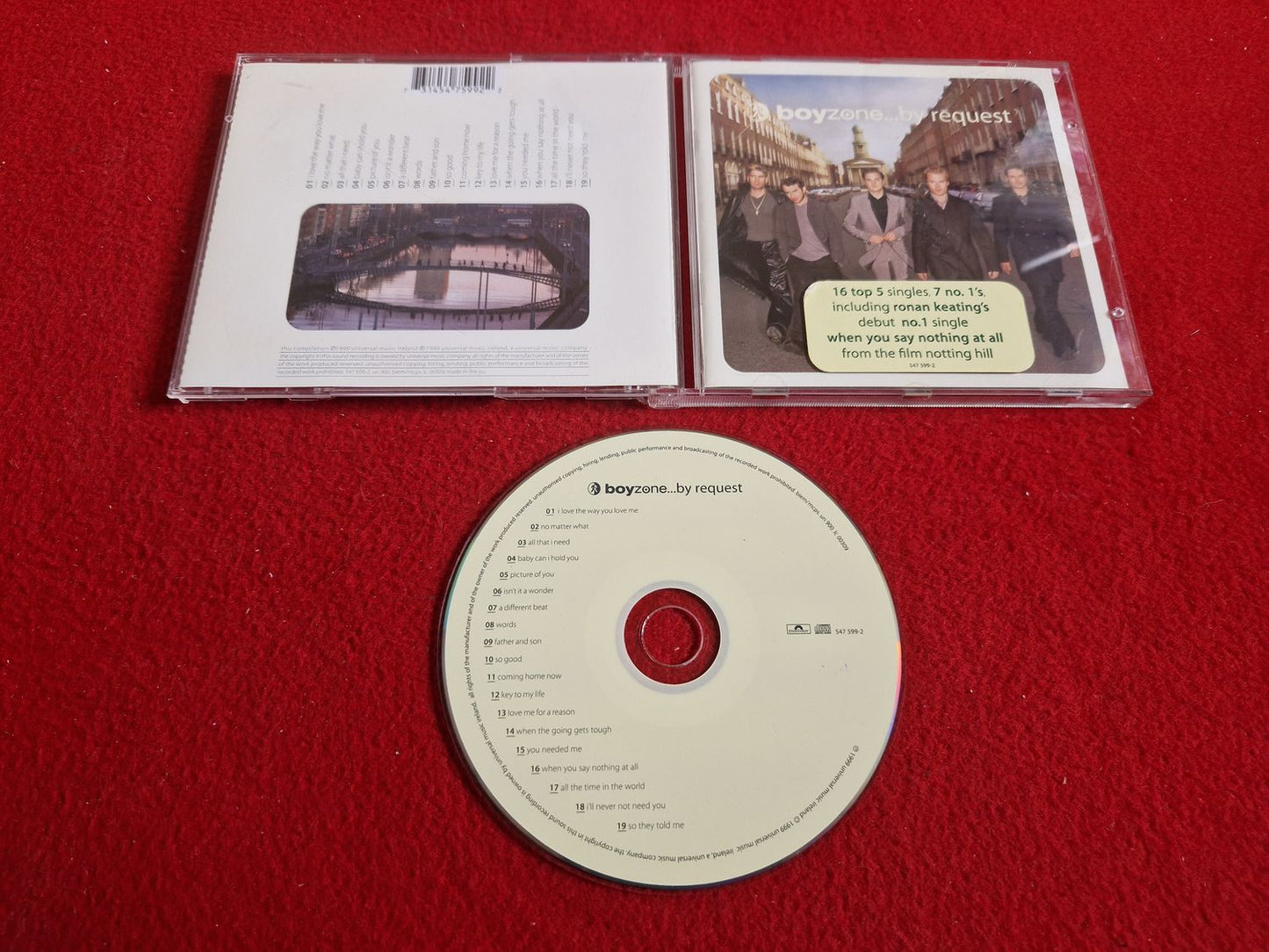 BOYZONE BY REQUEST till CD