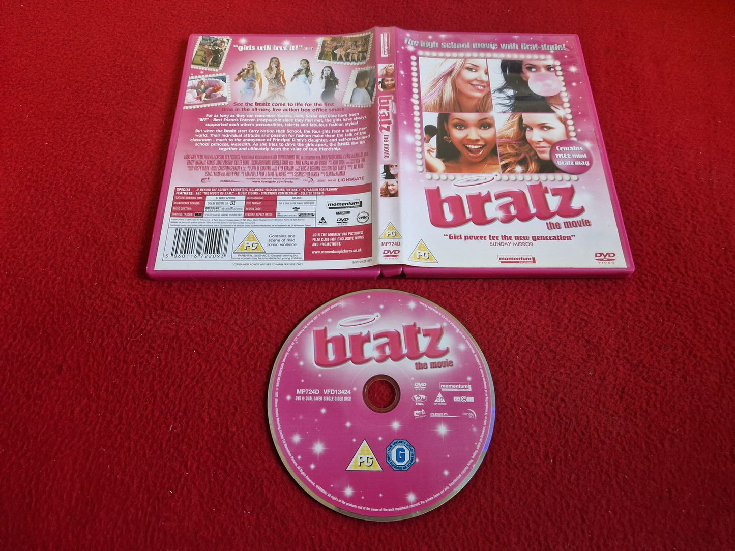BRATZ THE MOVIE DVD