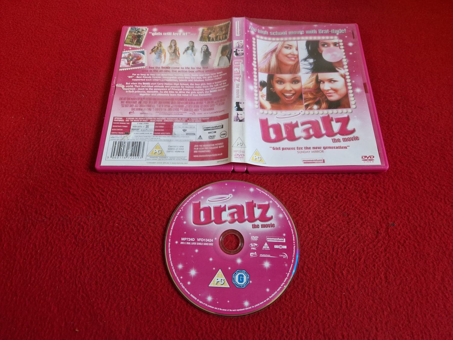 BRATZ THE MOVIE DVD
