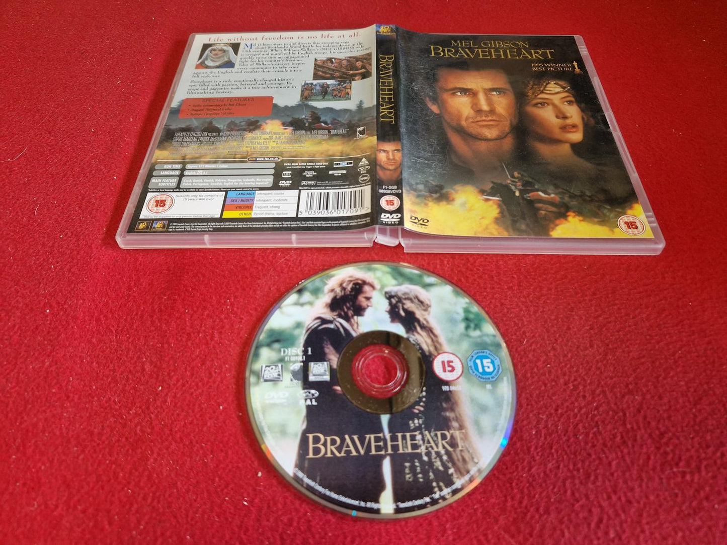 BRAVEHEART till DVD
