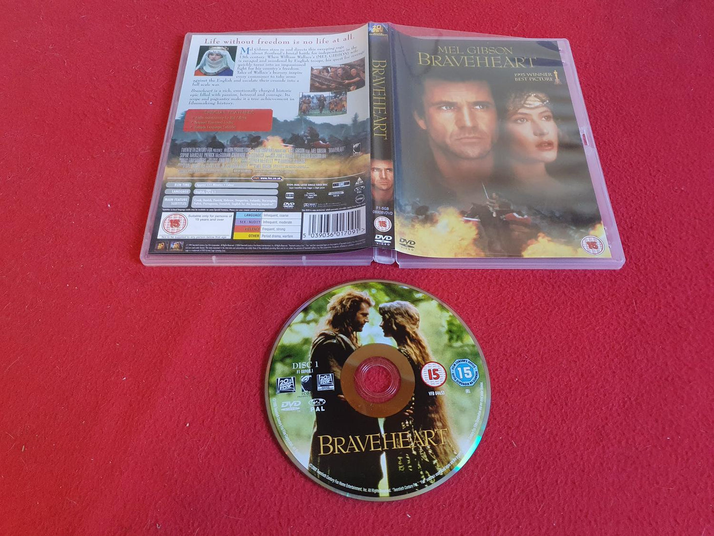 BRAVEHEART till DVD