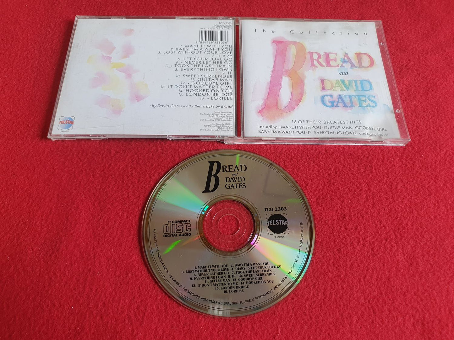 BREAD AND DAVID GATES THE COLLECTION till CD