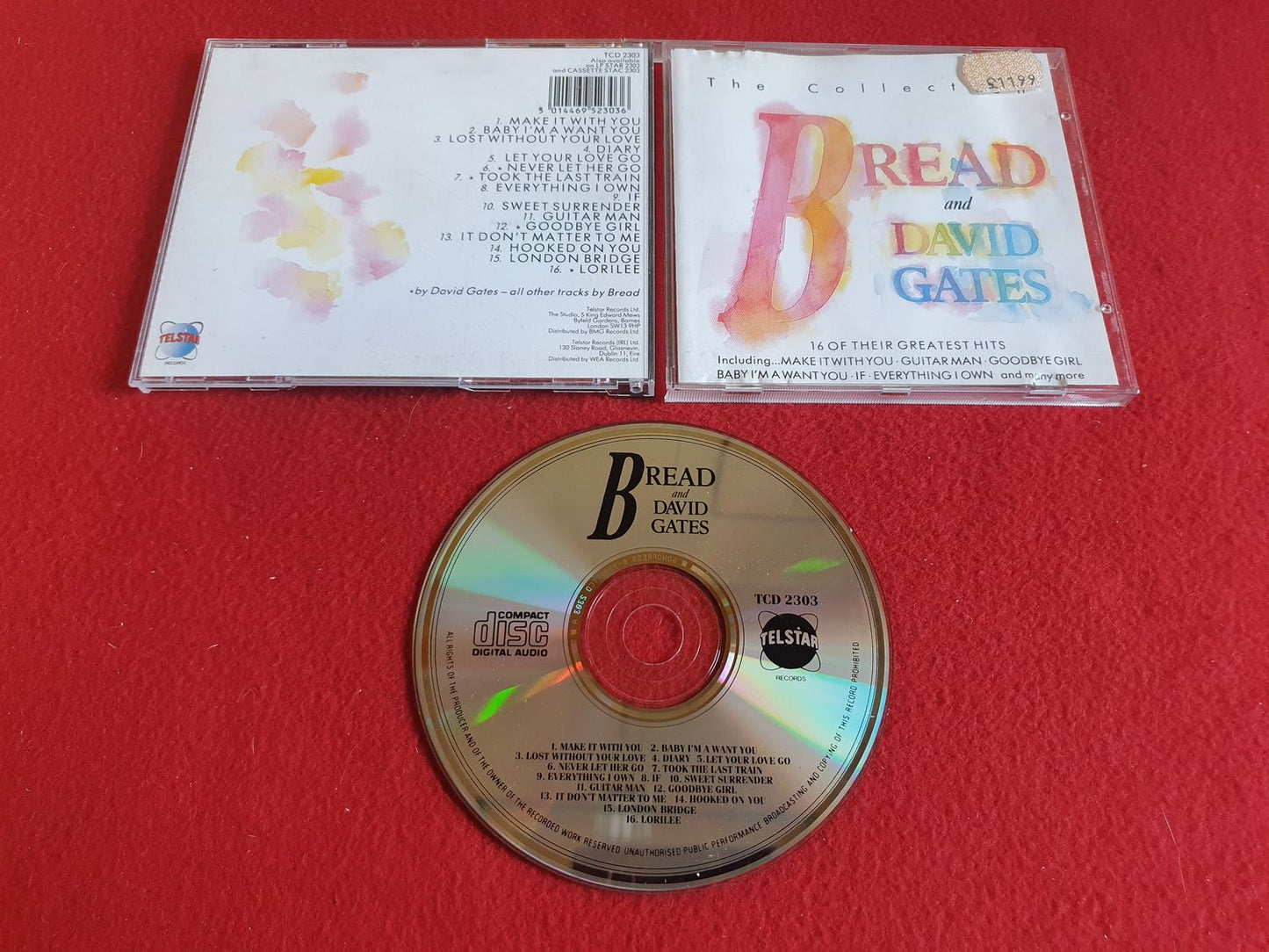 BREAD AND DAVID GATES THE COLLECTION till CD