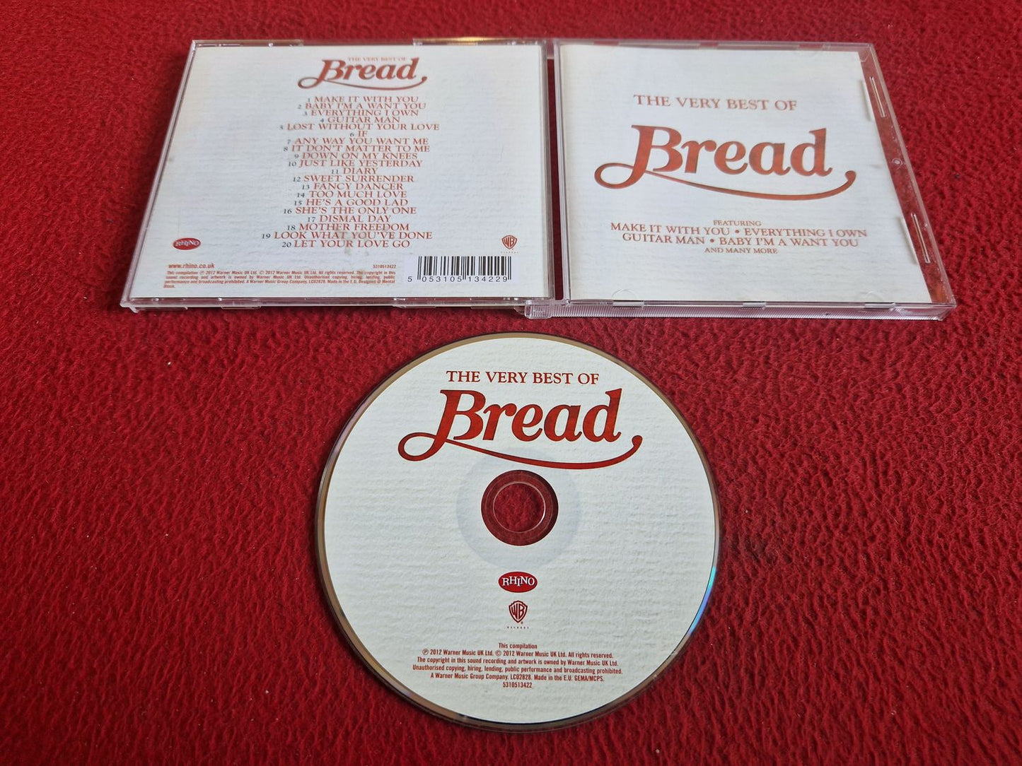 BREAD THE VERY BEST OF CD
