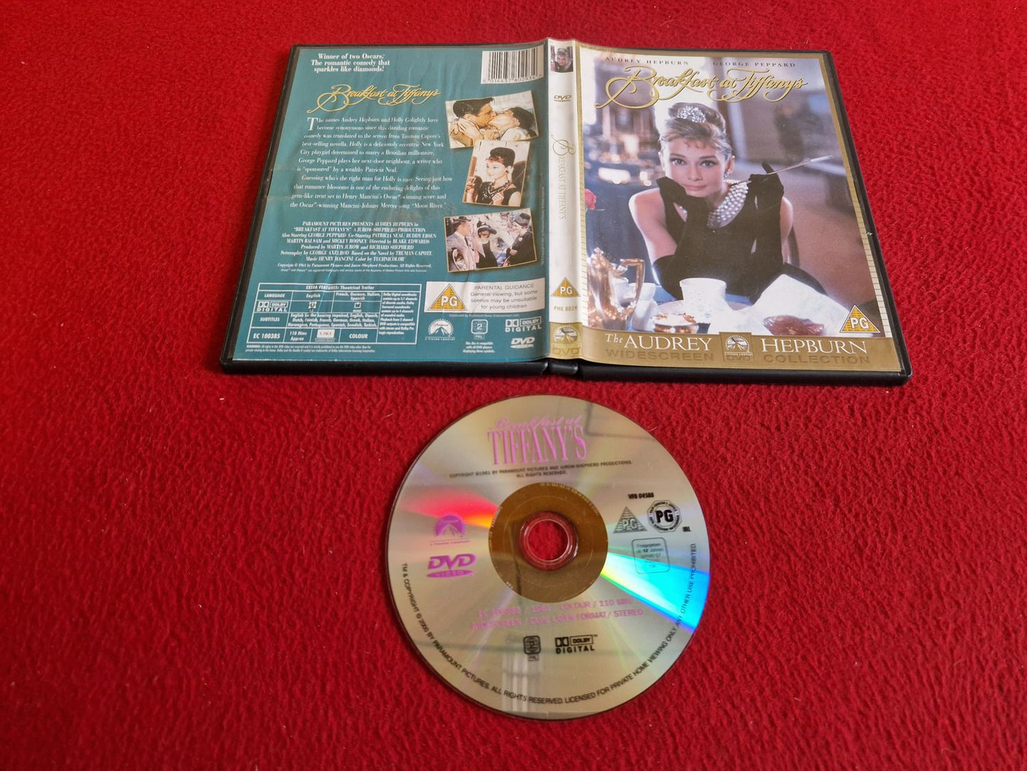 BREAKFAST AT TIFFANY'S DVD