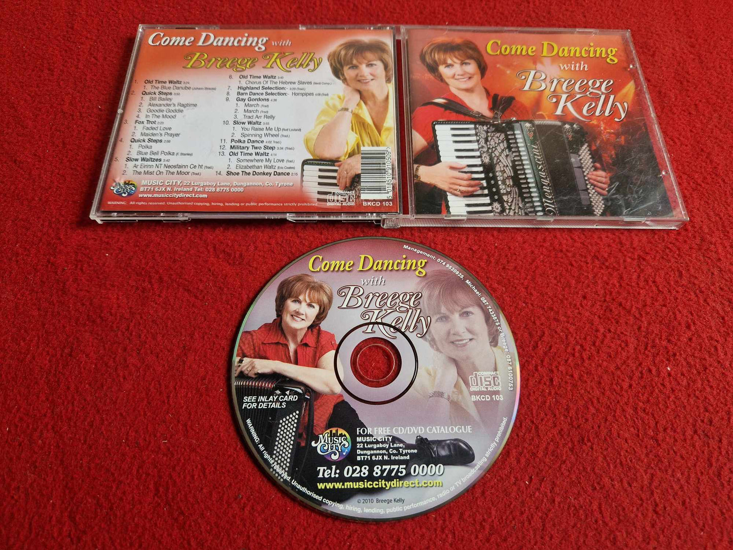 BREEGE KELLY COME DANCING WITH CD