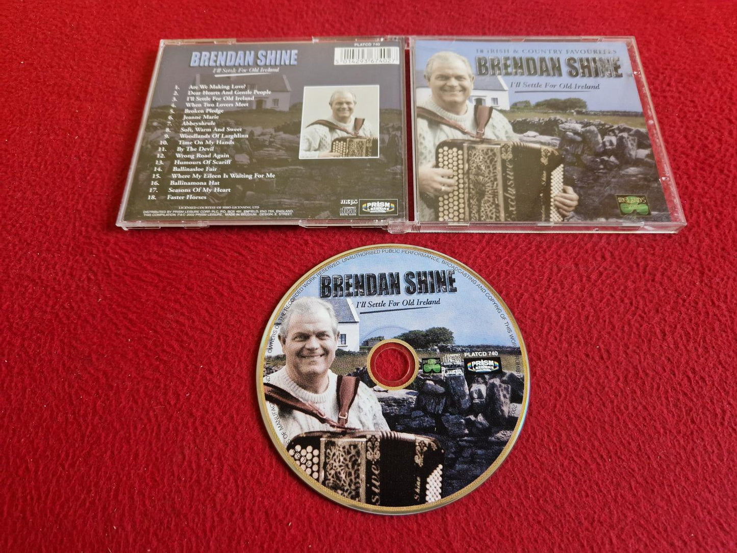BRENDAN SHINE I'LL SETTLE FOR OLD IRELAND CD