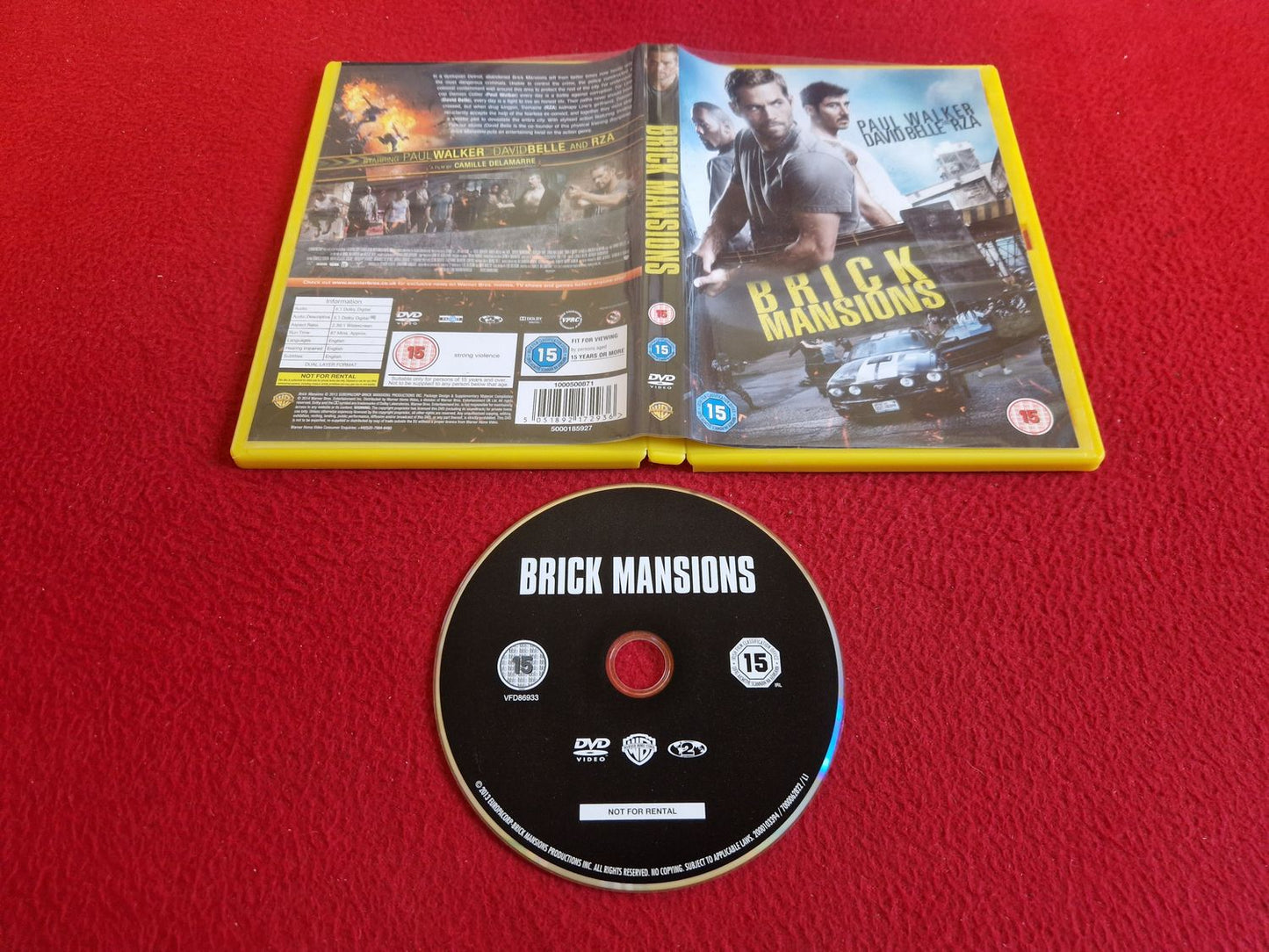 BRICK MANSIONS DVD