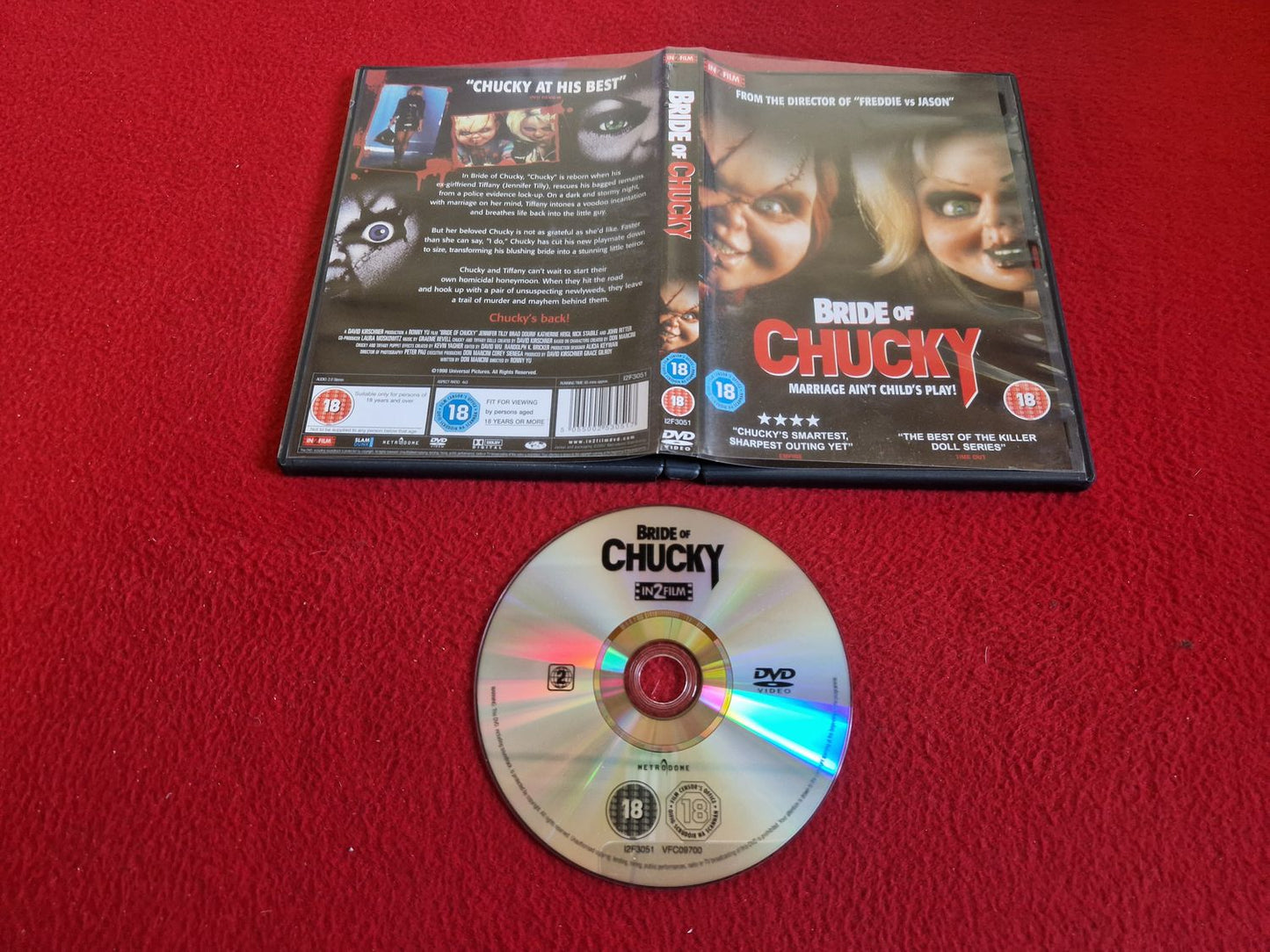 BRIDE OF CHUCKY DVD
