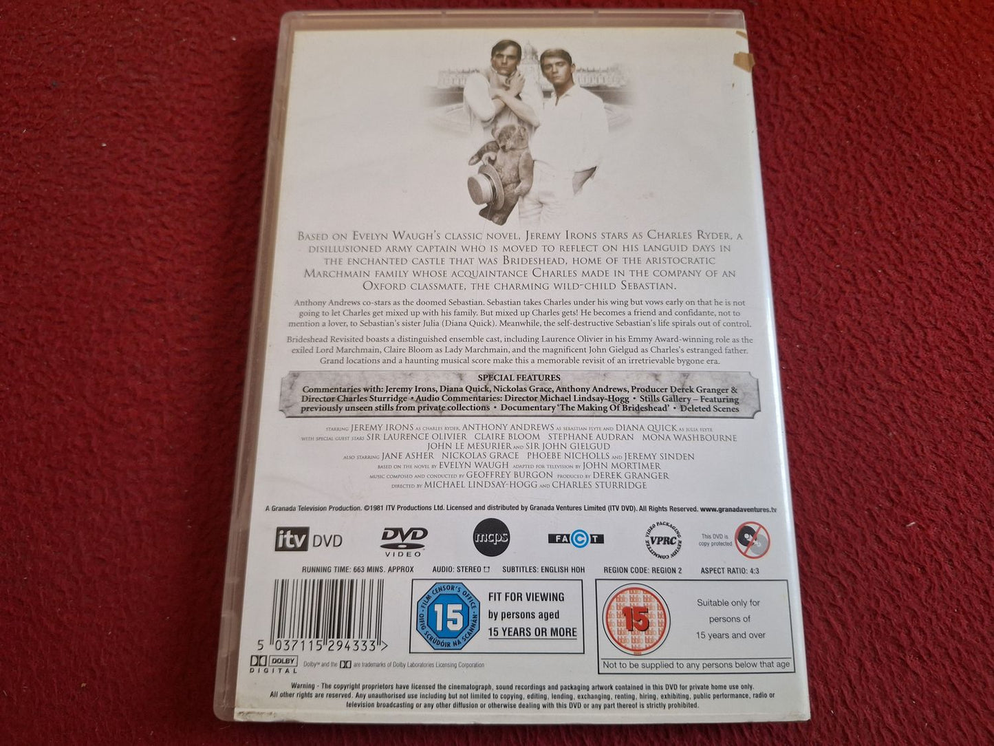 BRIDESHEAD REVISITED COLLECTOR'S EDITION BOX DVD