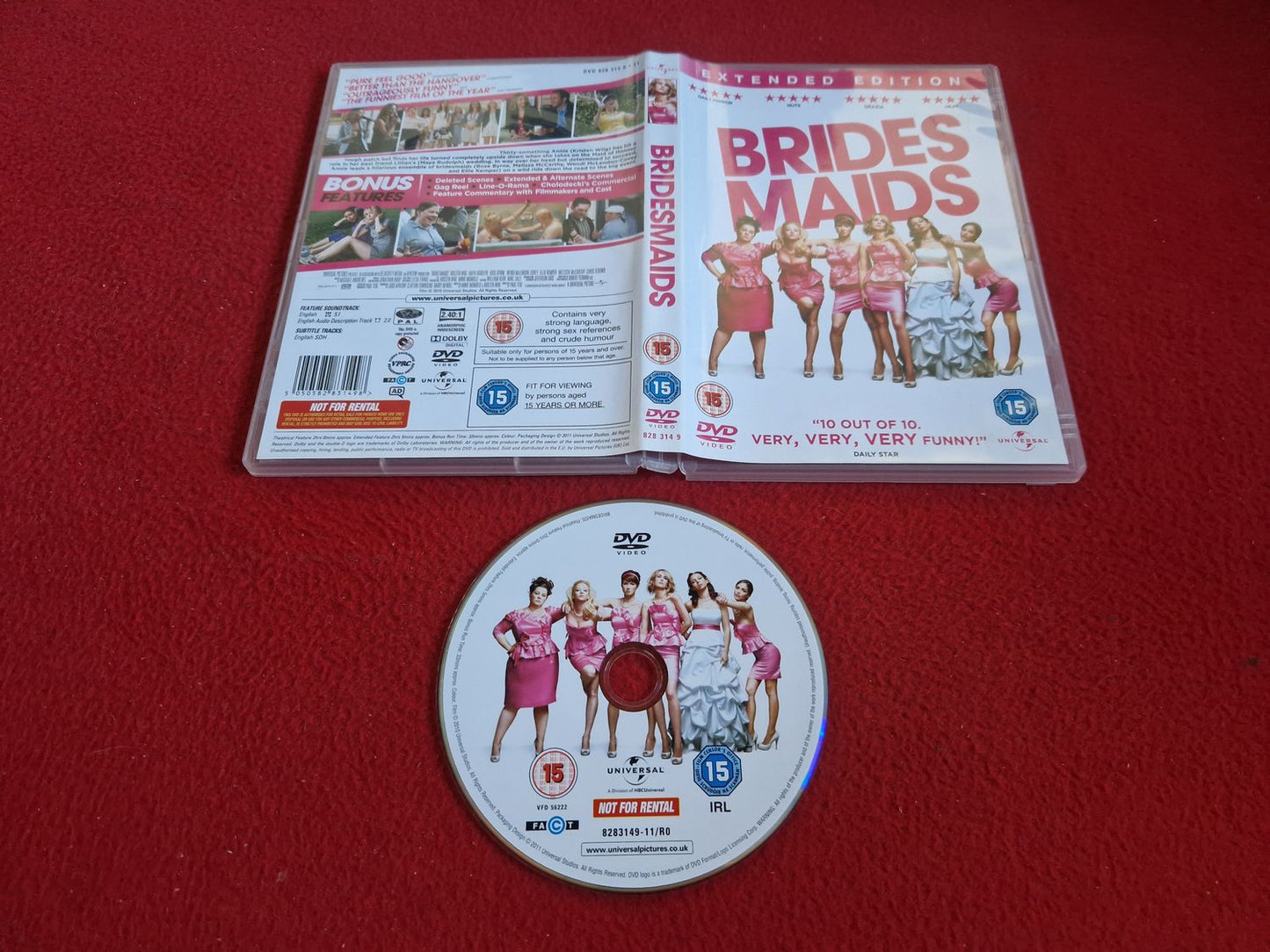 BRIDESMAIDS DVD