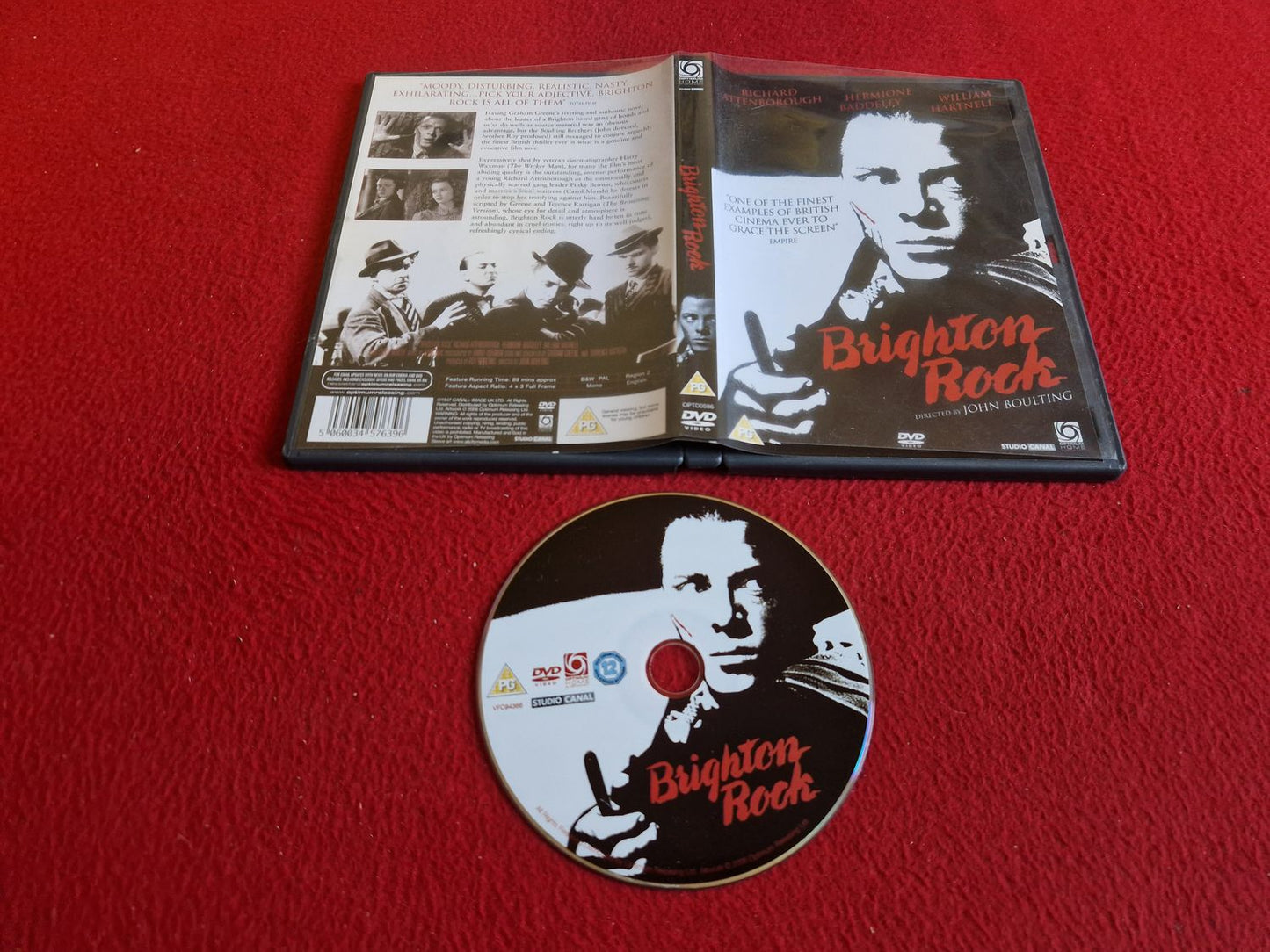BRIGHTON ROCK DVD
