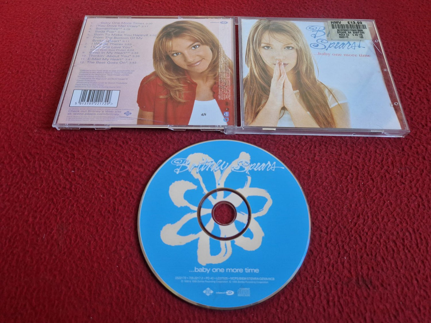 BRITNEY SPEARS ...BABY ONE MORE TIME CD