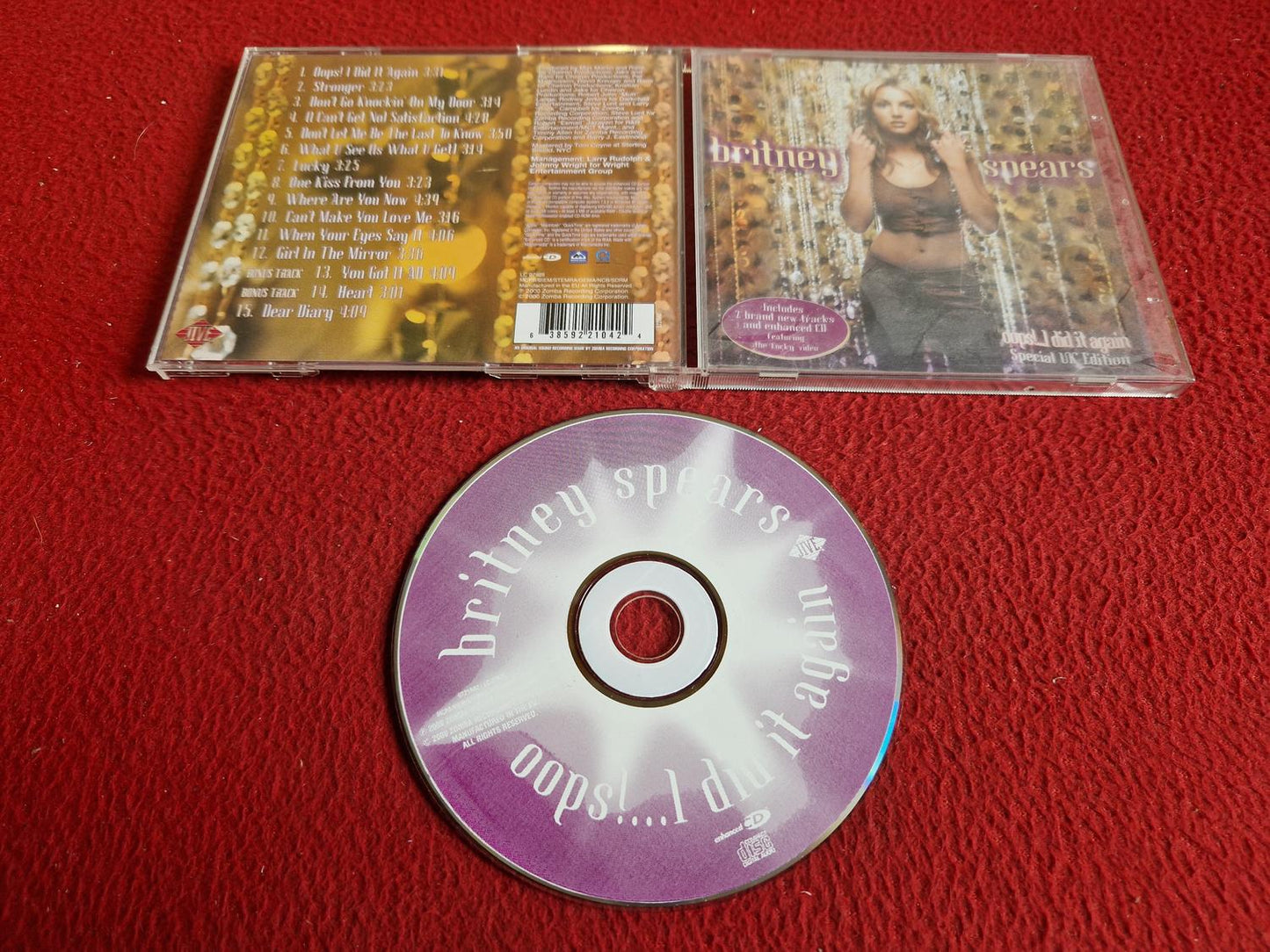 BRITNEY SPEARS OOPS!... I DID IT AGAIN CD