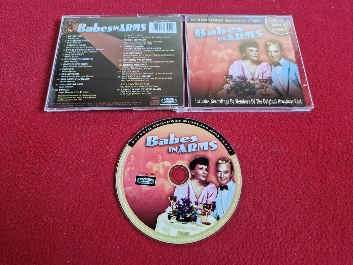 BROADWAY MUSICALS - BABES IN ARMS till CD