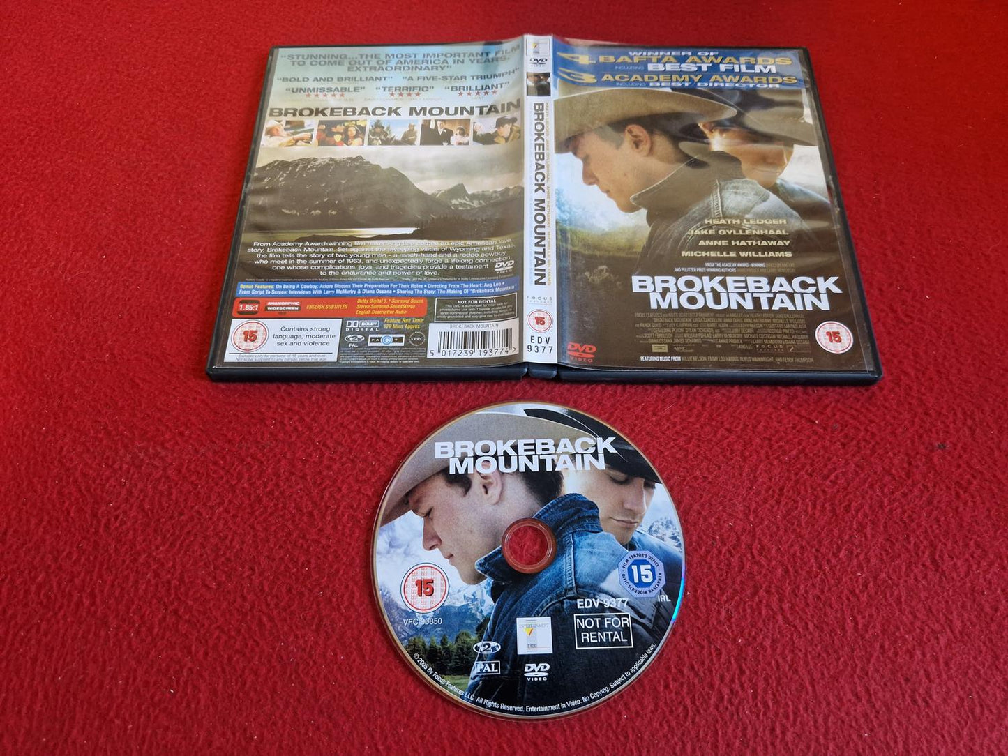 BROKEBACK MOUNTAIN DVD