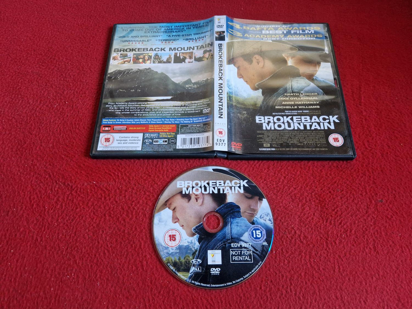 BROKEBACK MOUNTAIN DVD