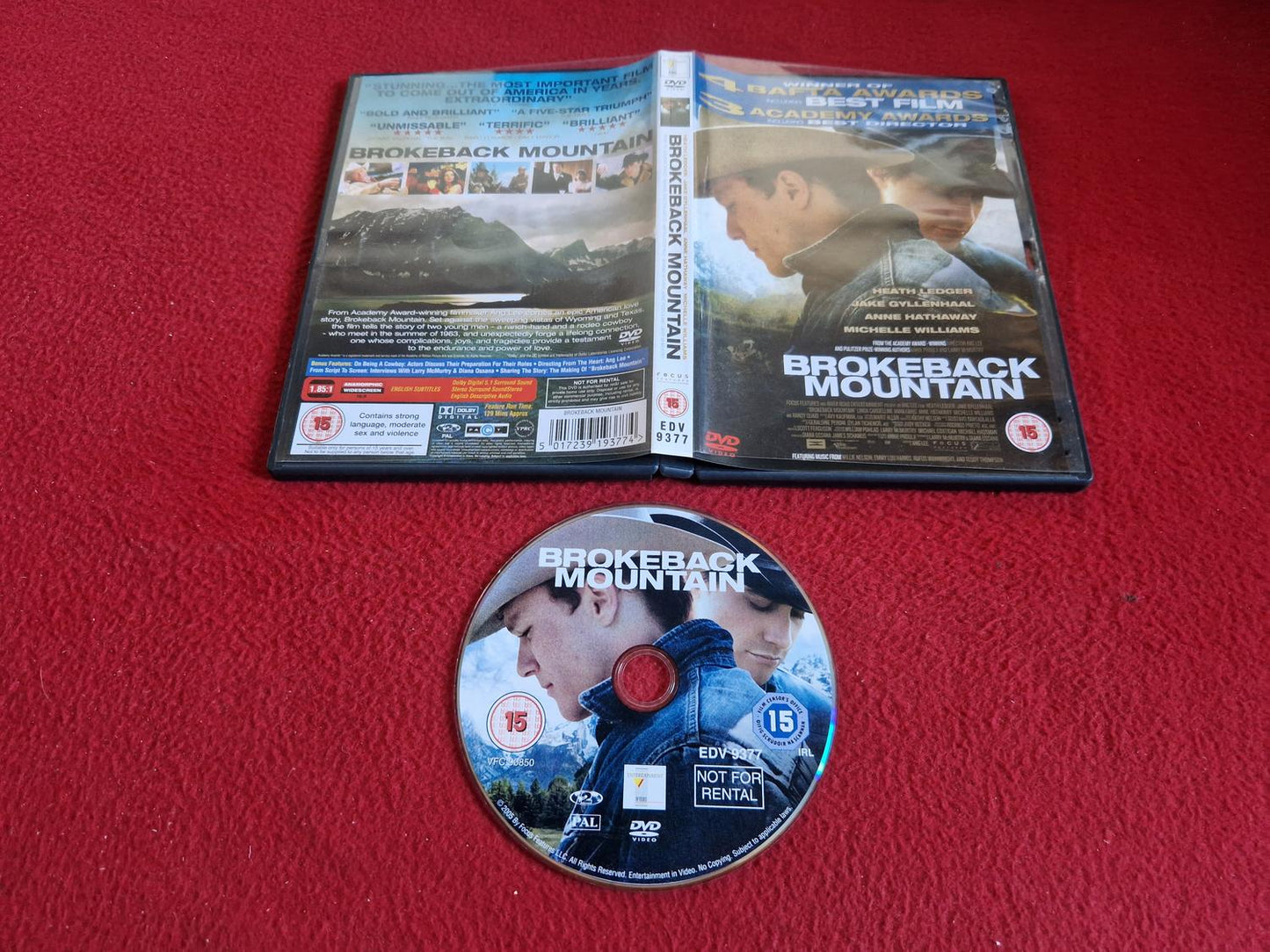 BROKEBACK MOUNTAIN DVD