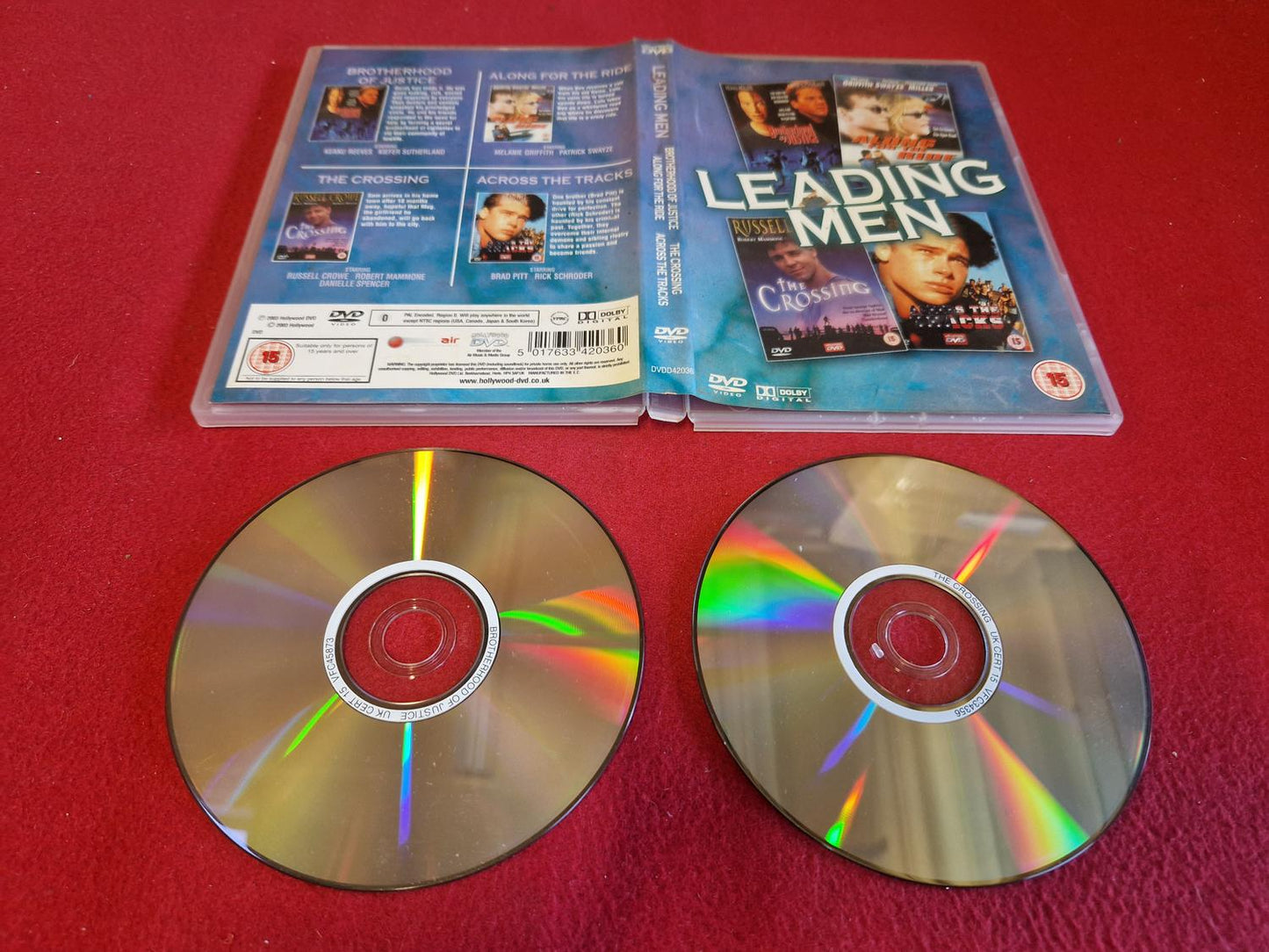 BROTHERHOOD OF JUSTICE / ALONG FOR THE RIDE / CROSSING / ACROSS THE TRACKS DVD