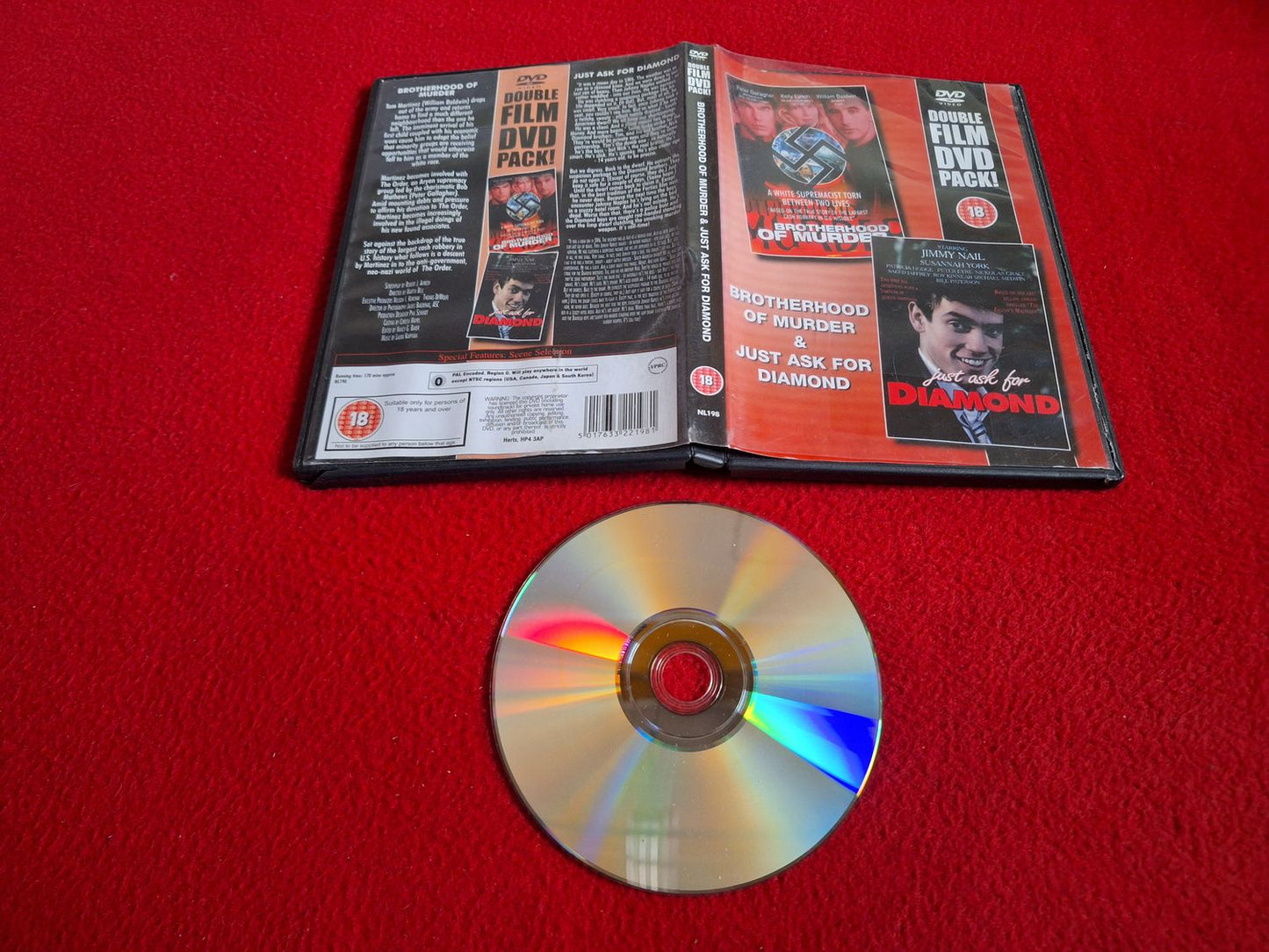 BROTHERHOOD OF MURDER / JUST ASK FOR DIAMOND DVD
