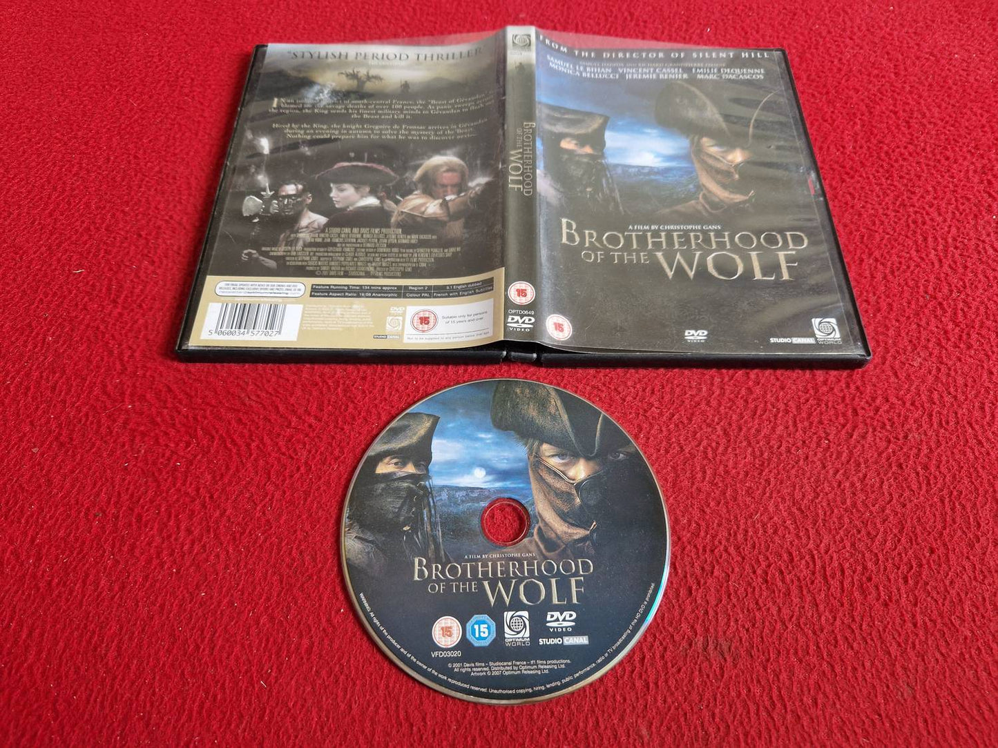 BROTHERHOOD OF THE WOLF DVD