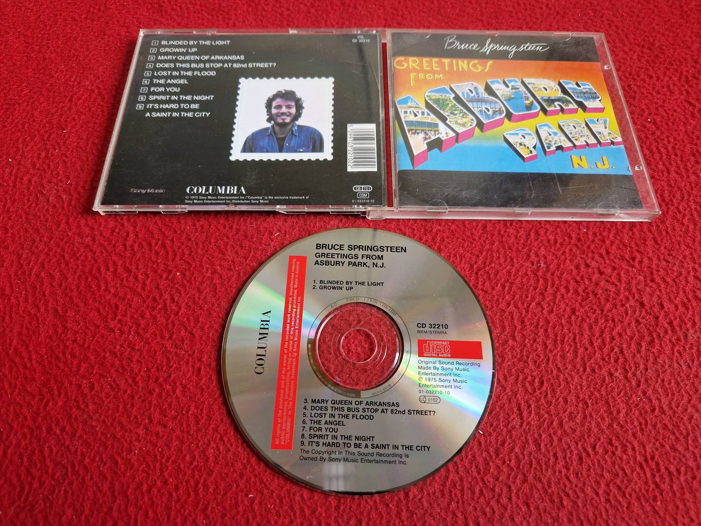 BRUCE SPRINGSTEEN GREETINGS FROM ASBURY PARK N.J. CD