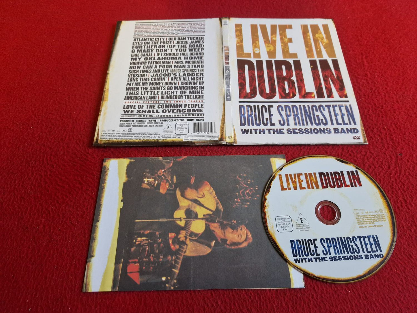 BRUCE SPRINGSTEEN WITH THE SESSIONS BAND LIVE IN DUBLIN DVD