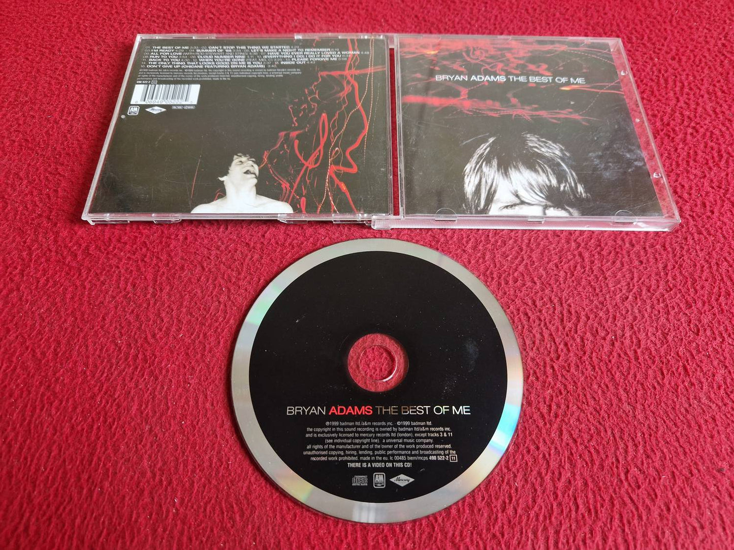 BRYAN ADAMS THE BEST OF ME CD