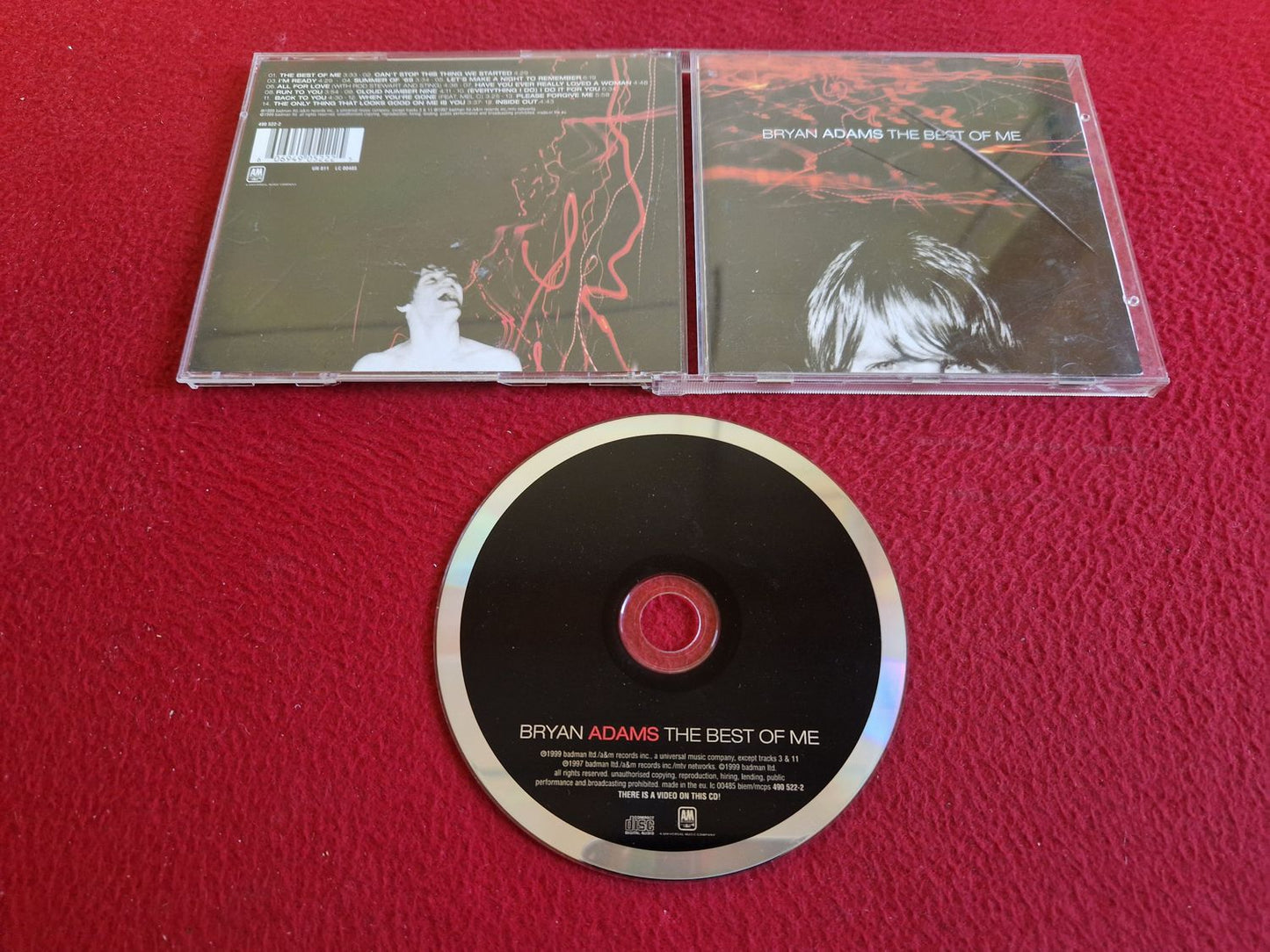 BRYAN ADAMS THE BEST OF ME CD
