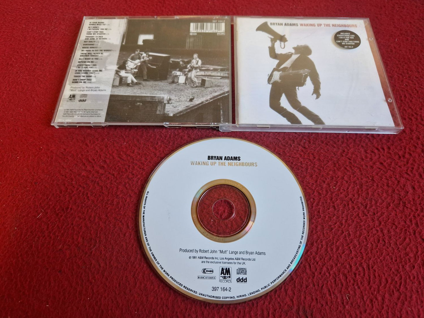 BRYAN ADAMS WAKING UP THE NEIGHBOURS CD