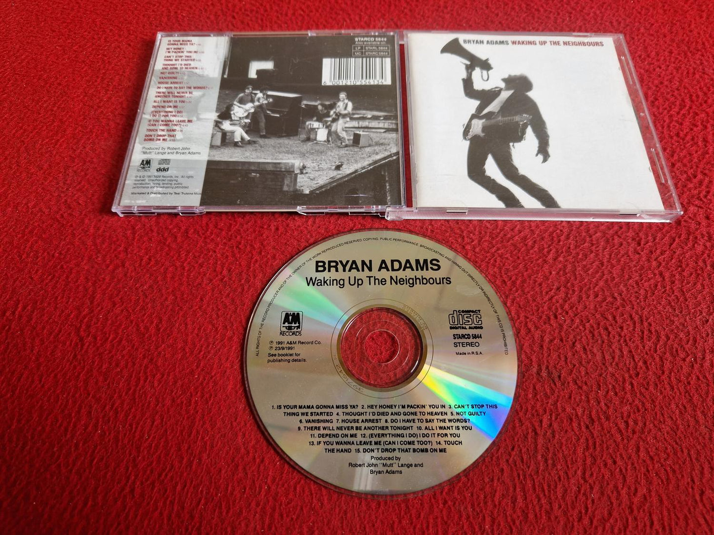BRYAN ADAMS WAKING UP THE NEIGHBOURS CD
