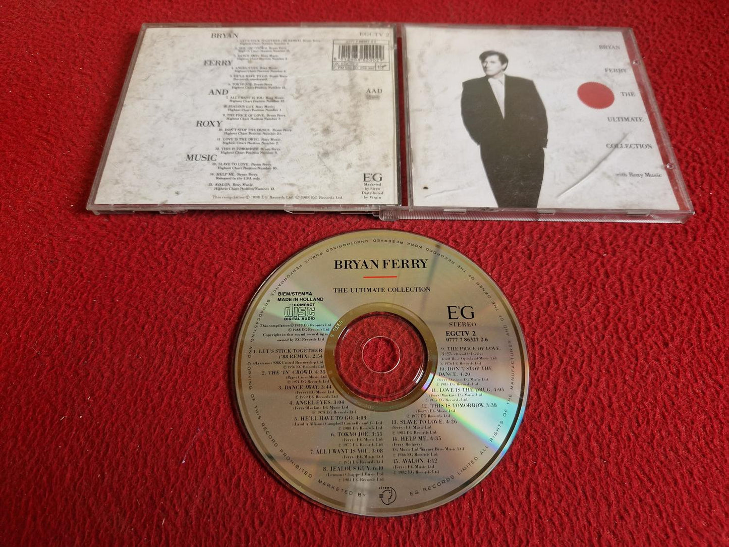 BRYAN FERRY THE ULTIMATE COLLECTION CD