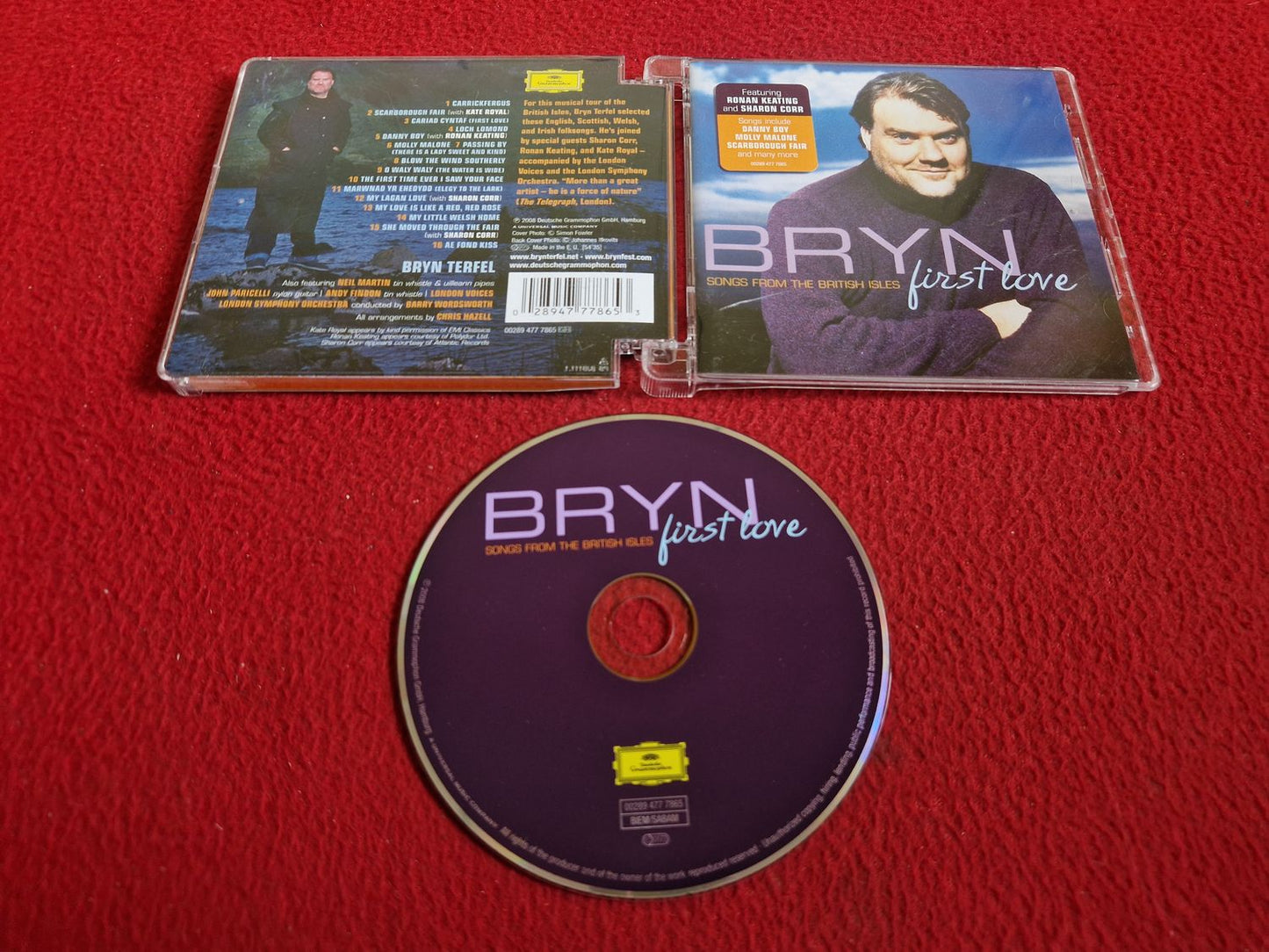 BRYN TERFEL FIRST LOVE SONGS FROM THE BRITISH ISLES CD
