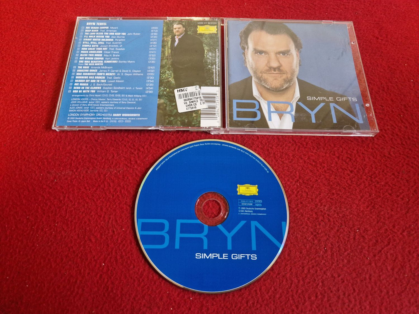 BRYN TERFEL SIMPLE GIFTS CD