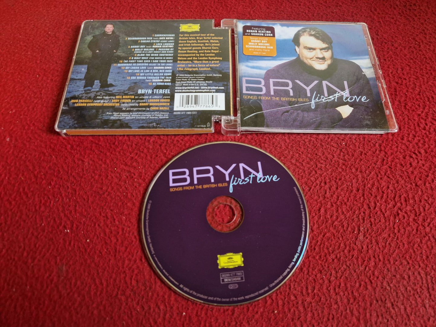 BRYN TERFEL SONGS FROM THE BRITISH ISLES FIRST LOVE CD