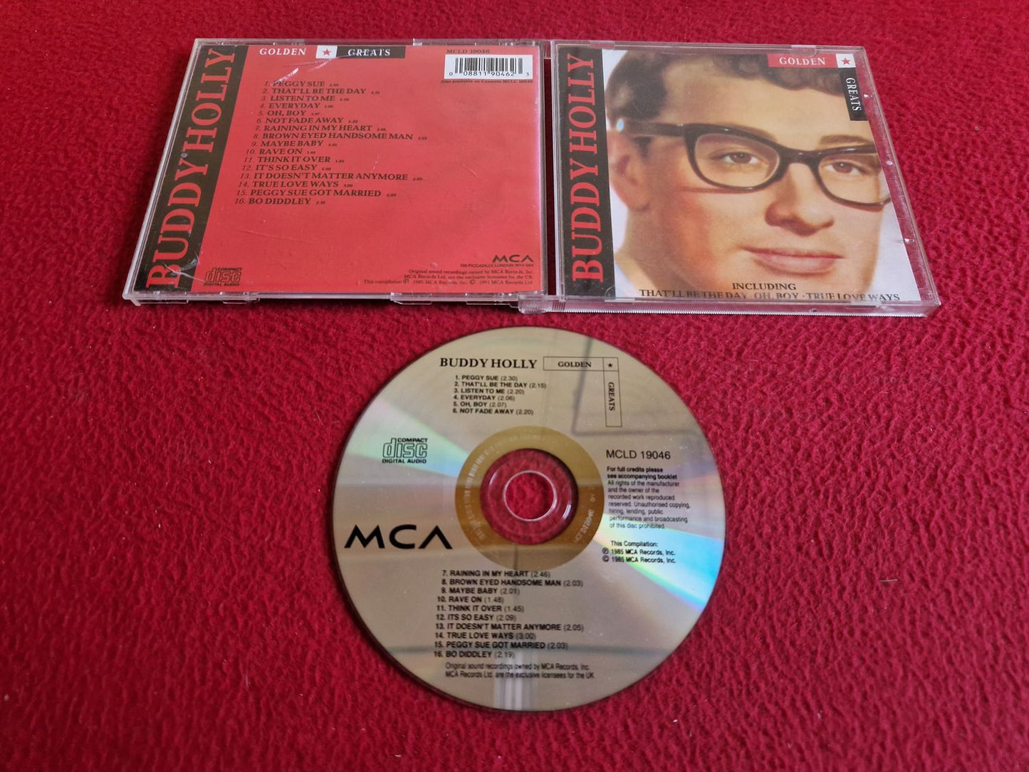BUDDY HOLLY GOLDEN GREATS CD