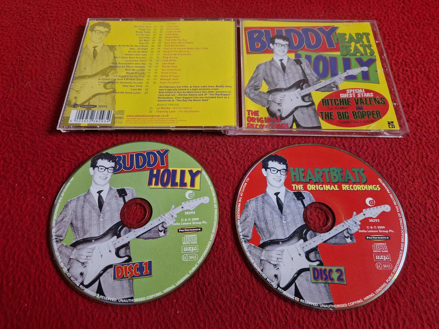 BUDDY HOLLY HEARTBEATS CD