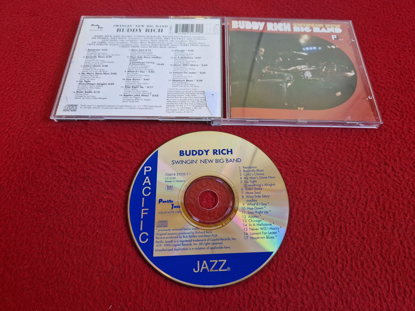 BUDDY RICH SWINGIN' NEW BIG BAND CD