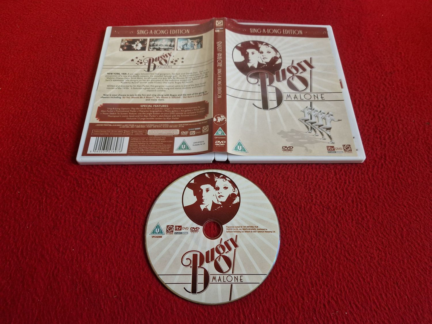 BUGSY MALONE SING ALONG EDITION DVD