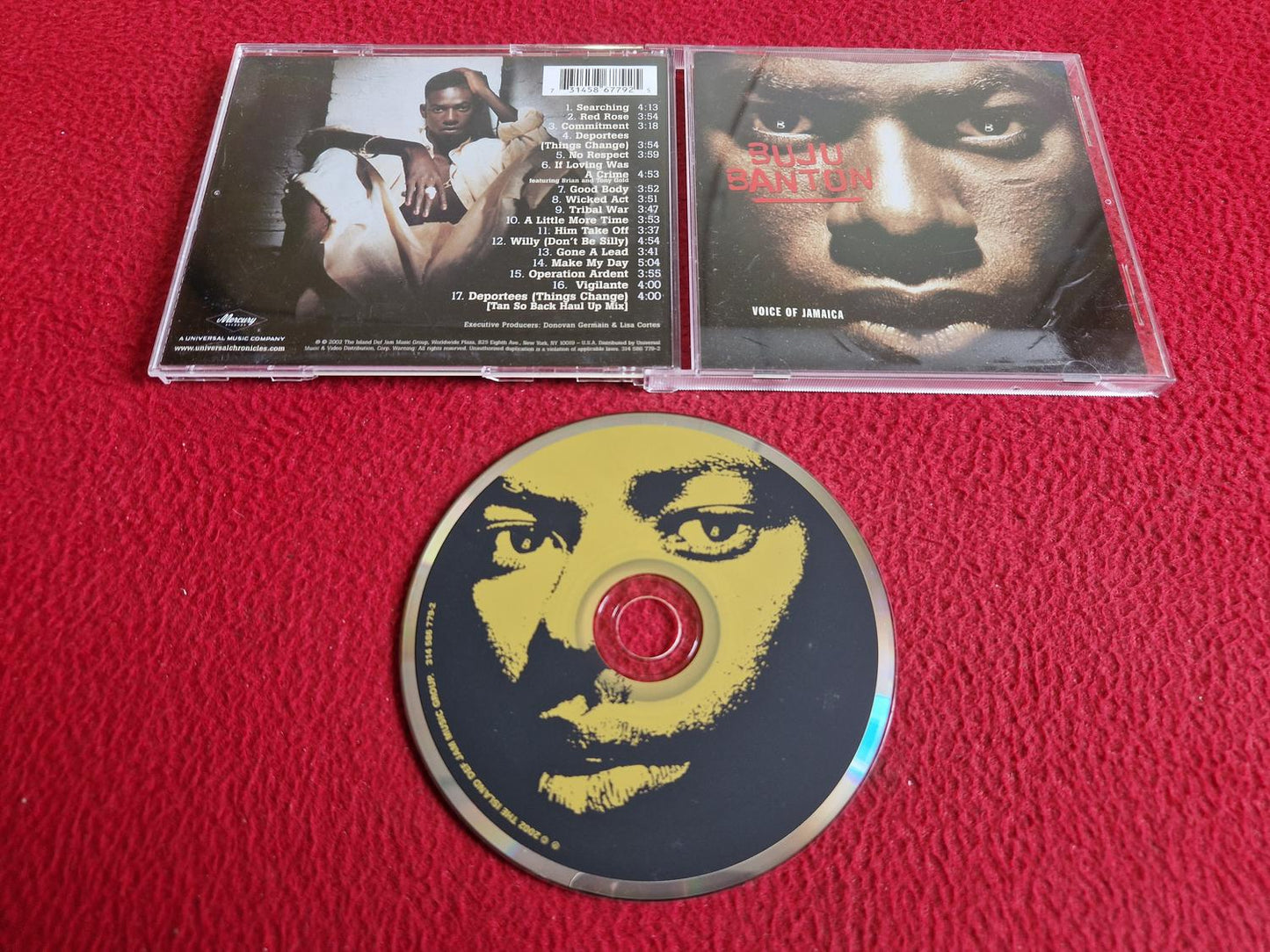 BUJU BANTON VOICE OF JAMAICA CD