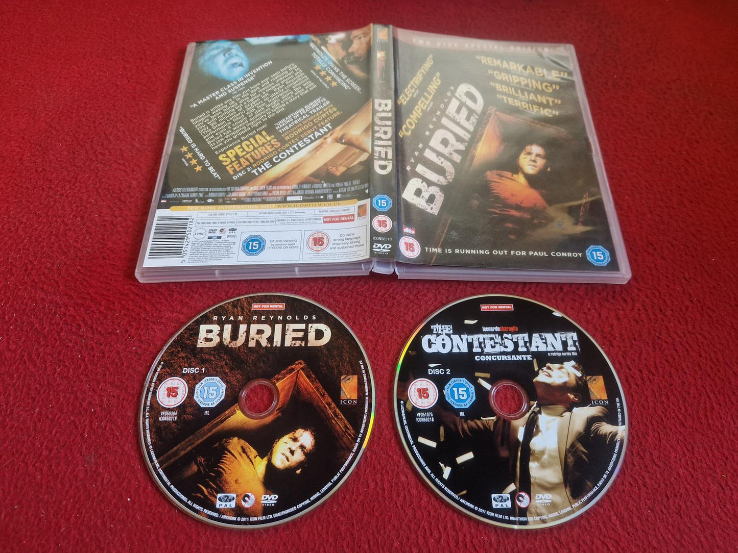 BURIED DVD