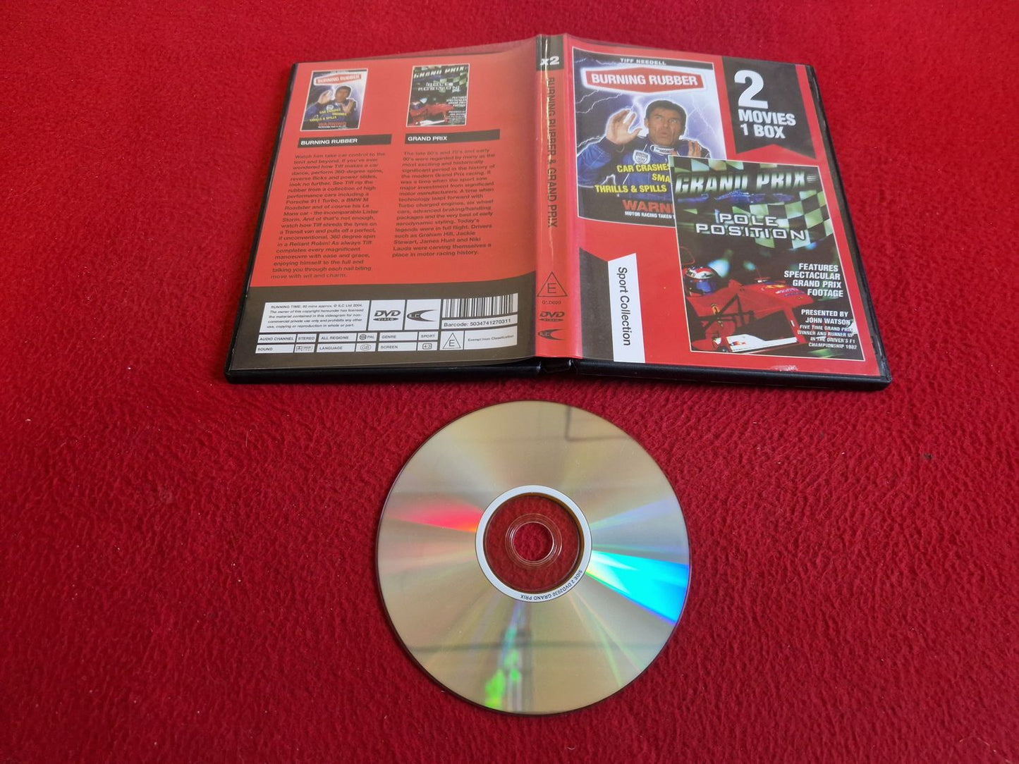 BURNING RUBBER / GRAND PRIX POLE POSITION DVD