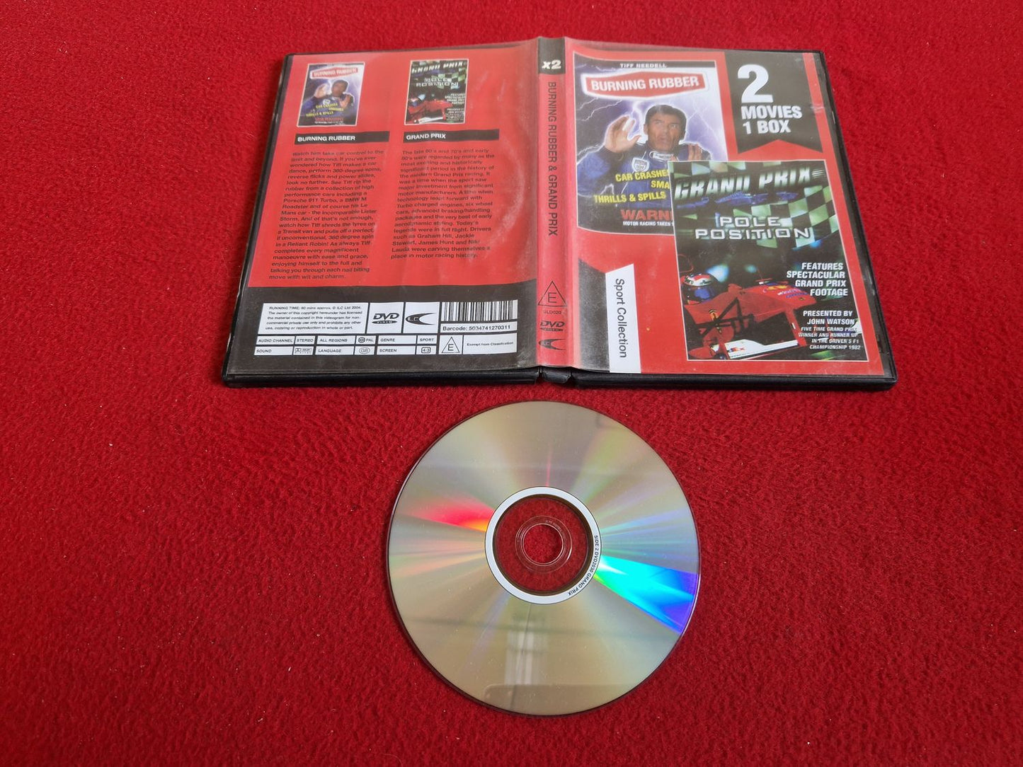 BURNING RUBBER / GRAND PRIX till DVD