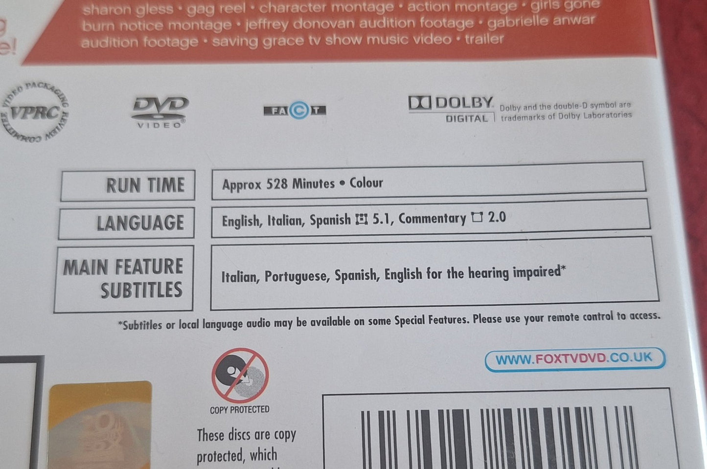 BURN NOTICE SEASON 1 BOX DVD
