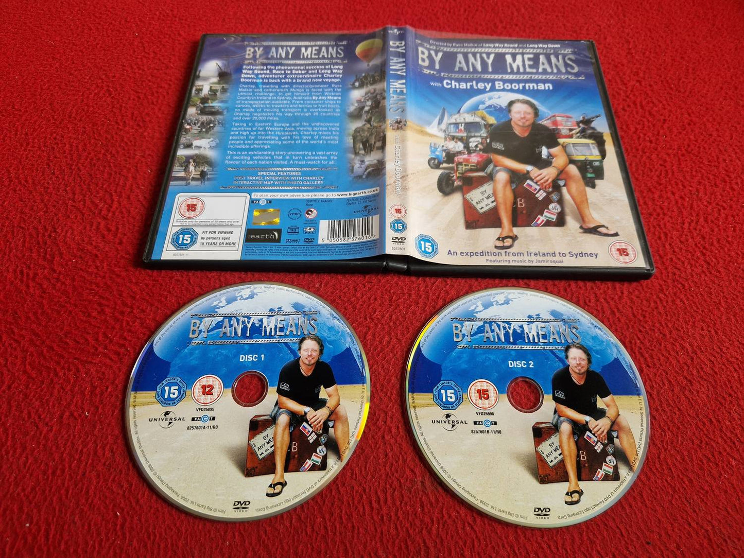 BY ANY MEANS WITH CHARLEY BOORMAN DVD