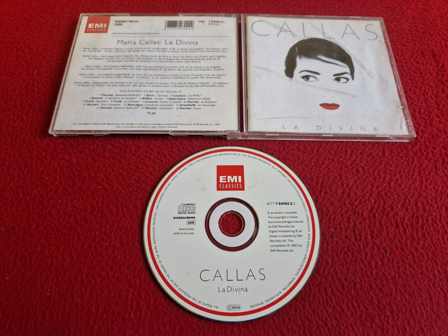 CALLAS LA DIVINA CD