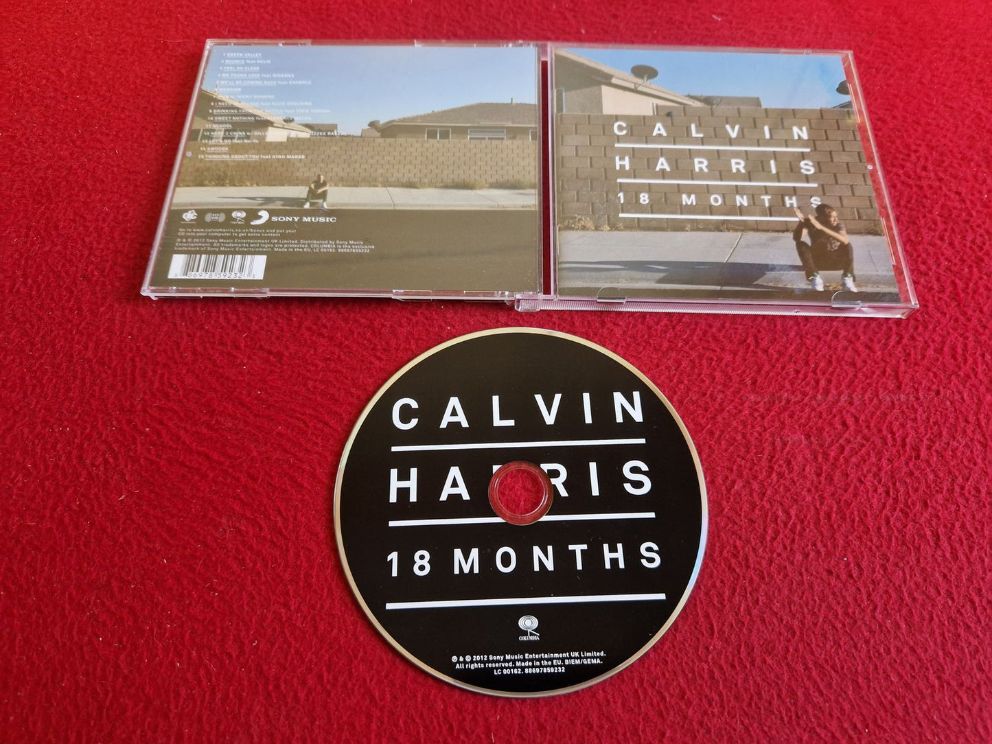 CALVIN HARRIS 18 MONTHS CD