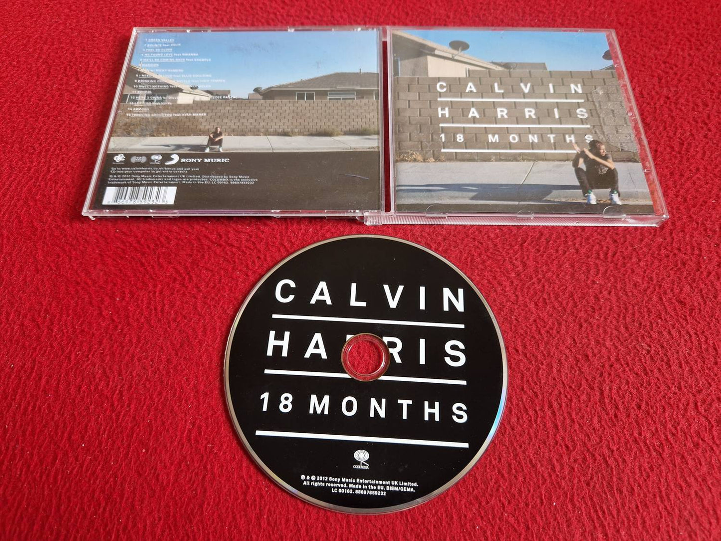 CALVIN HARRIS 18 MONTHS CD